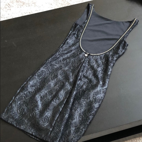 Simple black dress size small w/open back - Picture 2 of 5